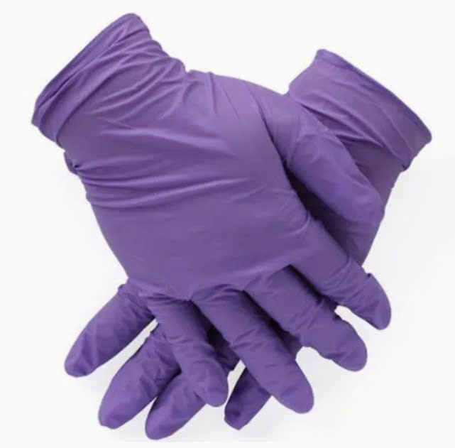 Găng tay Nitrile chống tĩnh điện ESD màu tím (3)